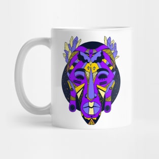 African Mask 1 - Purple Edition Mug